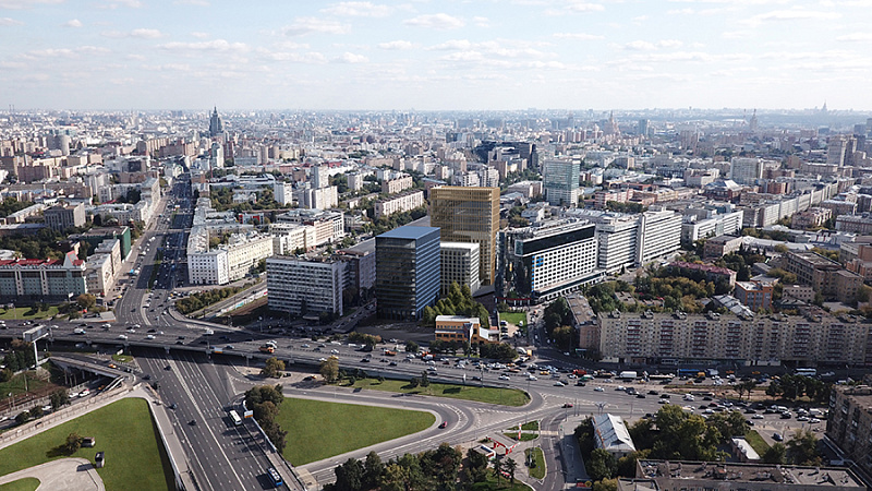 Прогулка в офисном парке